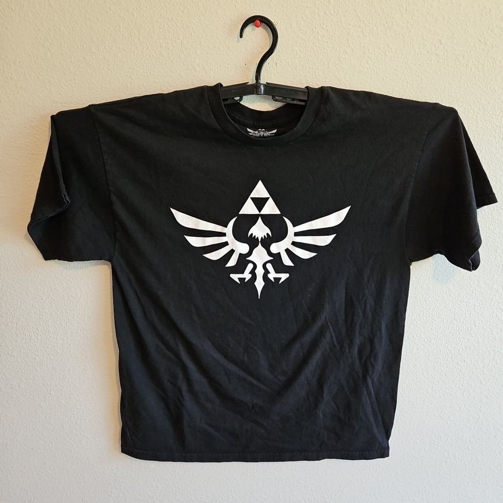 Legend‎ of Zelda Skyward Sword Shirt Men's Size XL Black White Nintendo